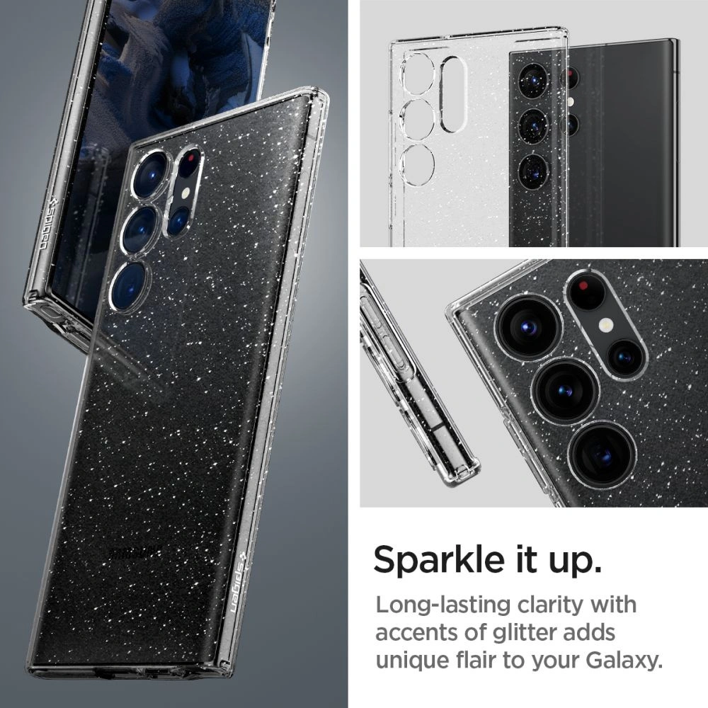 Hurtownia GSM - Case Spigen Liquid Crystal Samsung Galaxy S23 Ultra Glitter Crystal - SPN2721 - {ean13} - Hurt