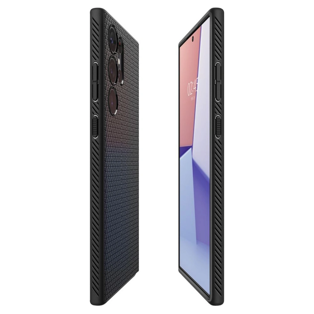 Hurtownia GSM - Case Spigen Liquid Air Samsung Galaxy S23 Ultra Mattschwarz - SPN2722 - {ean13} - Hurt