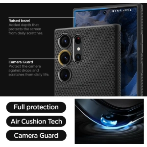 Wholesale Spigen Liquid Air Samsung Galaxy S23 Ultra Matte Black - SPN2722 - {ean13} - Hurt