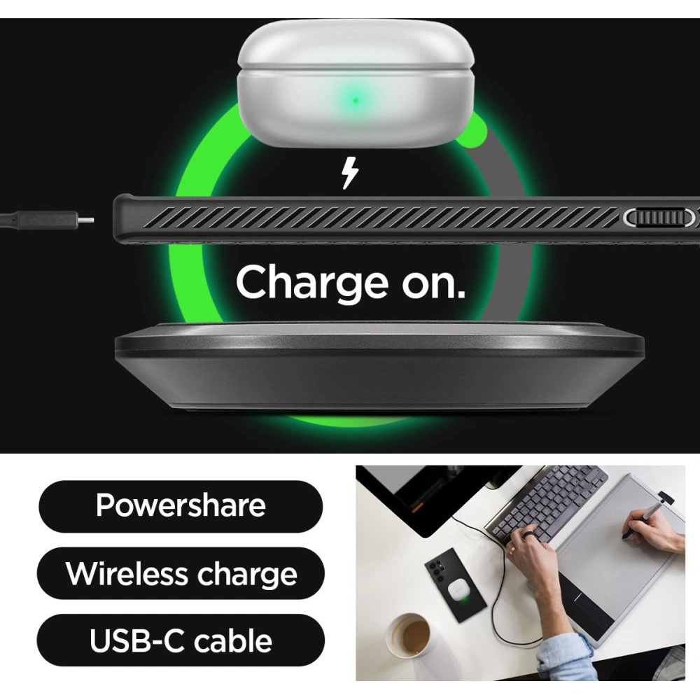 Hurtownia GSM - Tok Spigen Liquid Air Samsung Galaxy S23 Ultra Matt Fekete - SPN2722 - {ean13} - Hurt