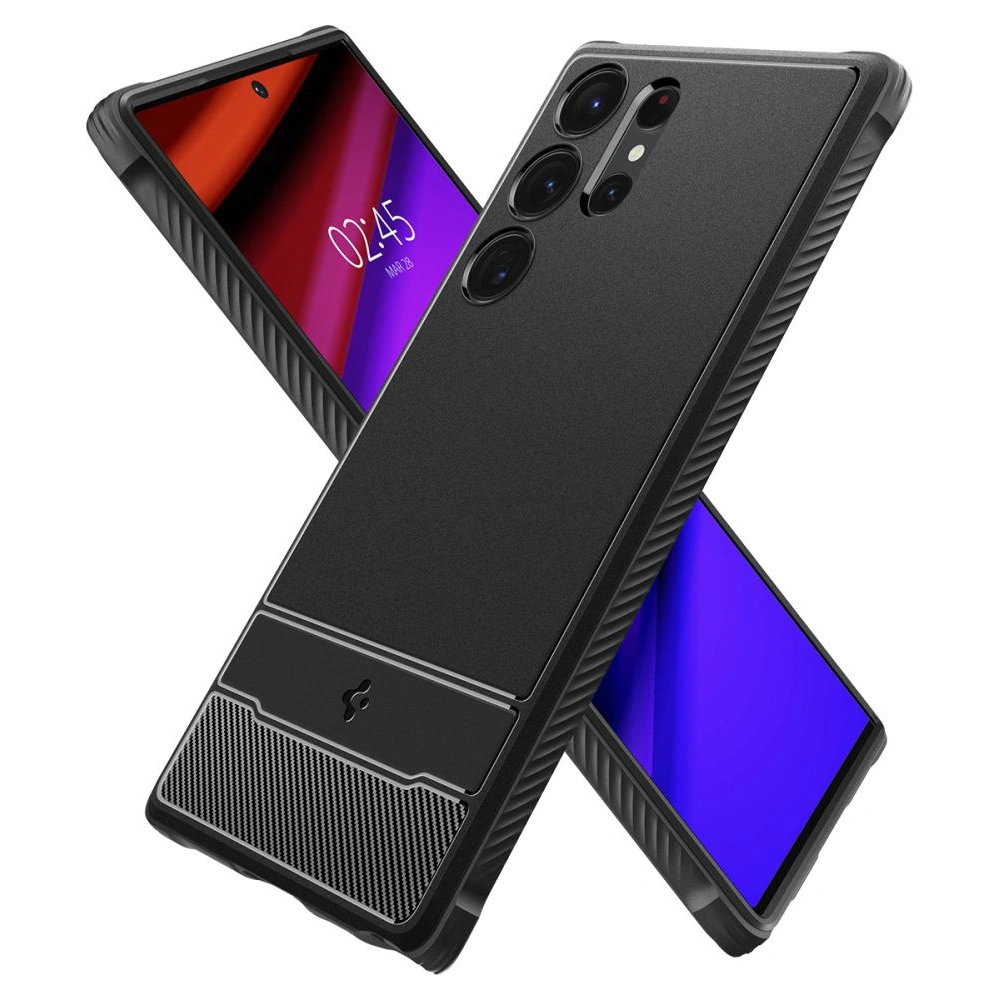 Hurtownia GSM - Etui Spigen Rugged Armor Samsung Galaxy S23 Ultra Matt Fekete - SPN2724 - {ean13} - Hurt