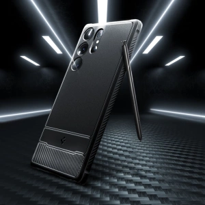 Wholesale Spigen Rugged Armor Samsung Galaxy S23 Ultra Matte Black - SPN2724 - {ean13} - Hurt