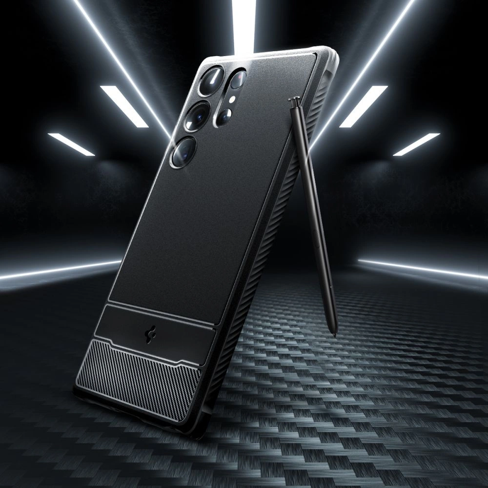 Hurtownia GSM - Etui Spigen Rugged Armor Samsung Galaxy S23 Ultra Matt Fekete - SPN2724 - {ean13} - Hurt