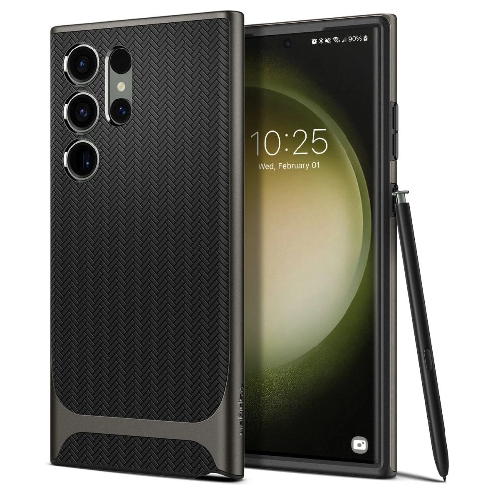 Hurtownia GSM - Etui Spigen Neo Hybrid Samsung Galaxy S23 Ultra Gunmetal - SPN2727 - {ean13} - Hurt