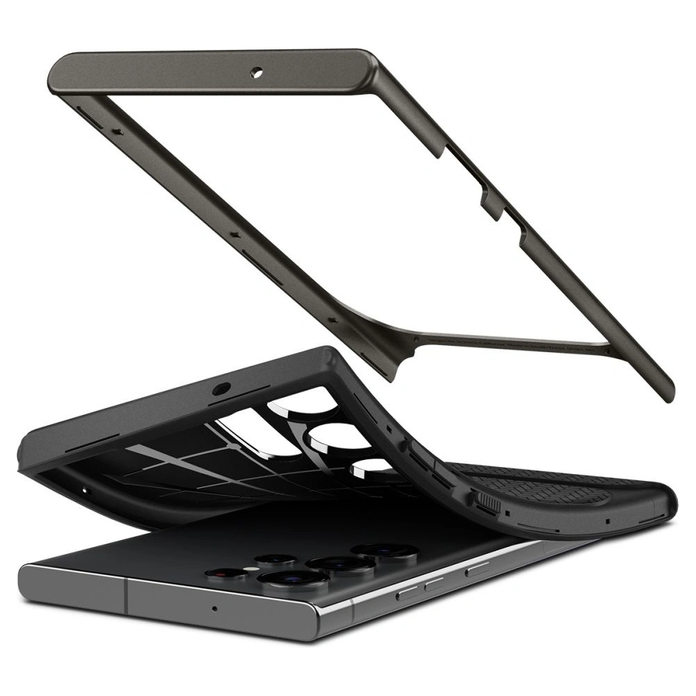 Hurtownia GSM - Etui Spigen Neo Hybrid Samsung Galaxy S23 Ultra Gunmetal - SPN2727 - {ean13} - Hurt