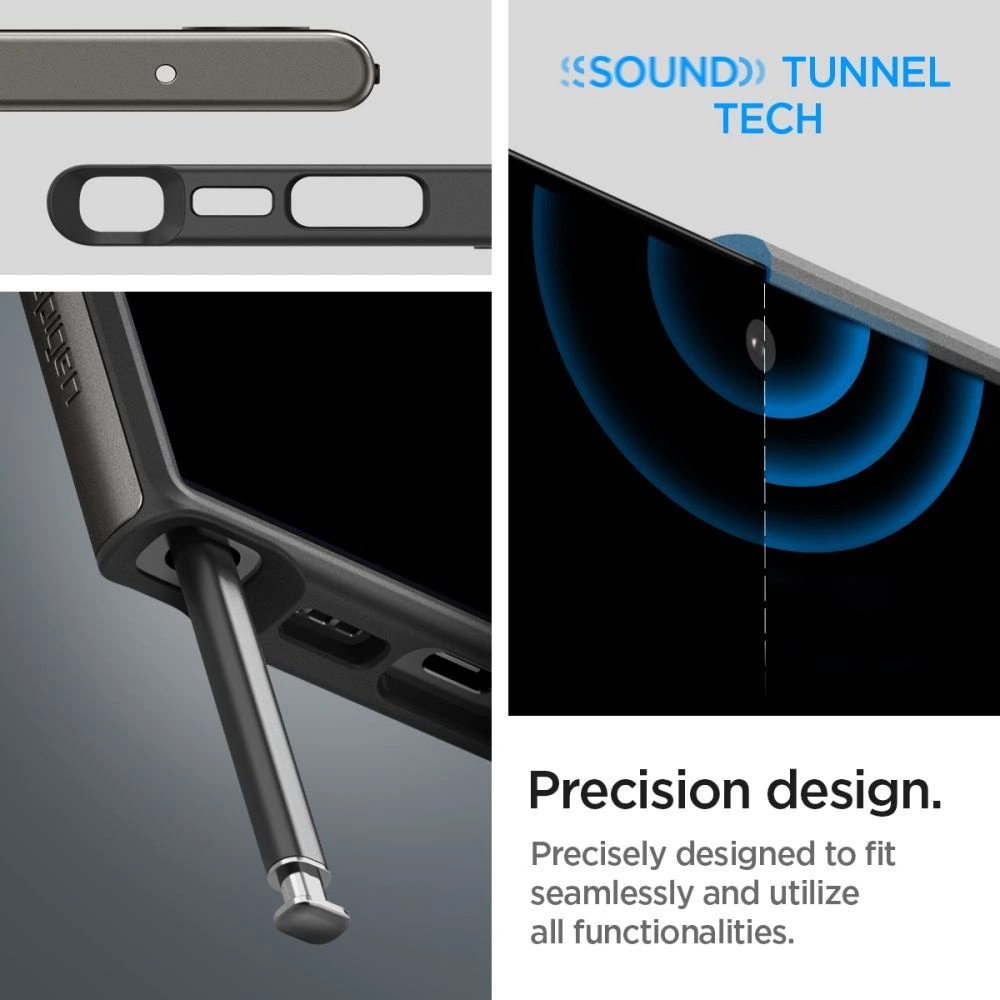 Hurtownia GSM - Etui Spigen Neo Hybrid Samsung Galaxy S23 Ultra Gunmetal - SPN2727 - {ean13} - Hurt
