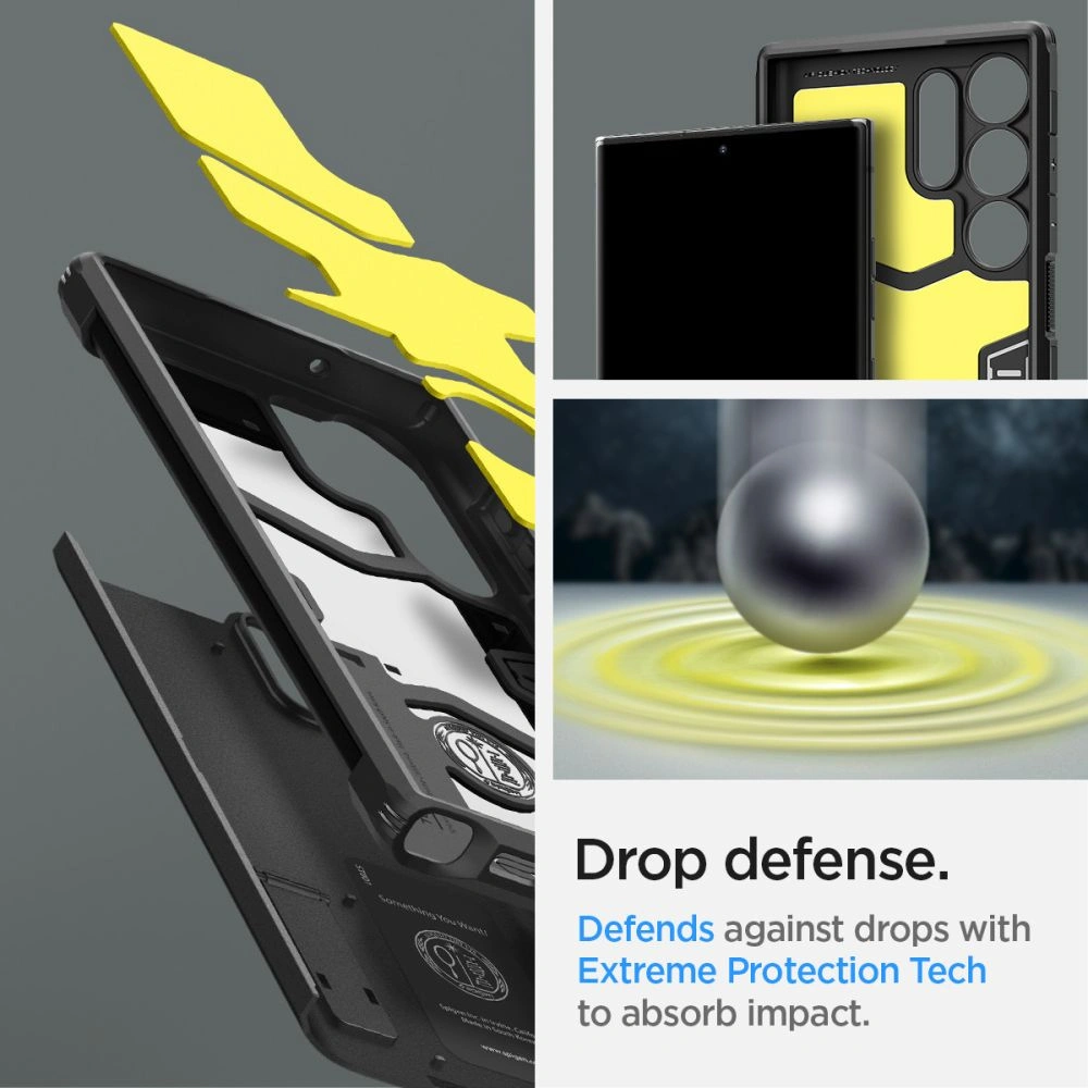 Hurtownia GSM - Etui Spigen Tough Armor Samsung Galaxy S23 Ultra Fekete - SPN2729 - {ean13} - Hurt