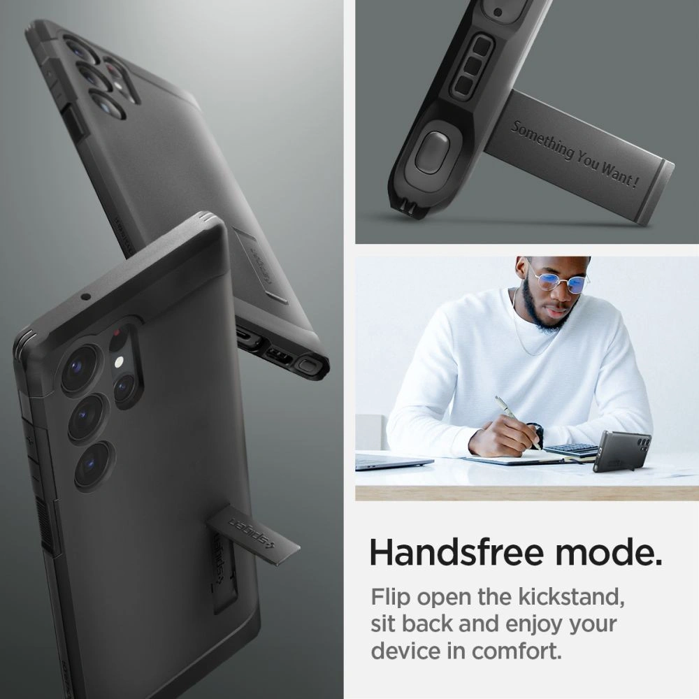 Hurtownia GSM - Etui Spigen Tough Armor Samsung Galaxy S23 Ultra Fekete - SPN2729 - {ean13} - Hurt