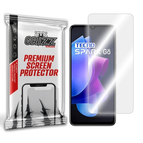 Szkło hybrydowe GrizzGlass HybridGlass do Tecno Spark Go 2023