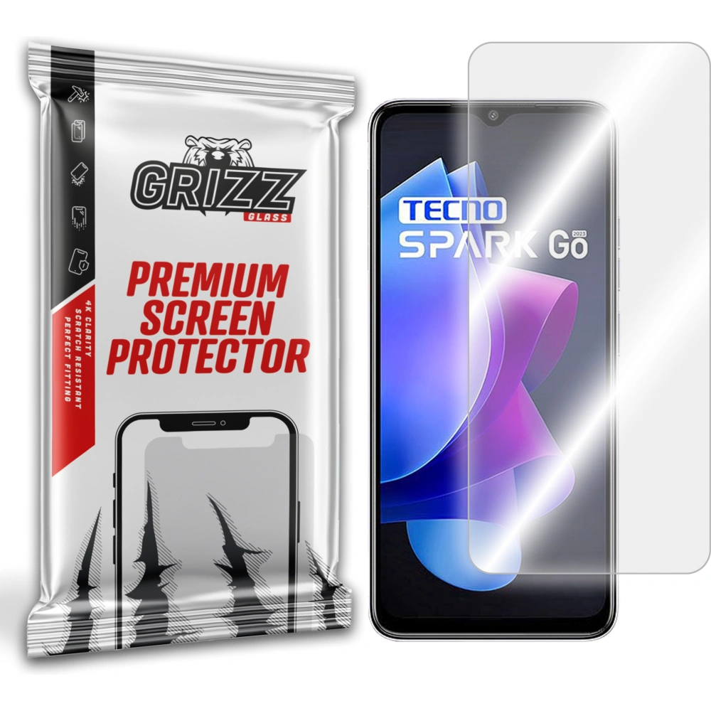 Wholesale GrizzGlass HybridGlass Tecno Spark Go 2023 - GRZ4210 - {ean13} - Hurt
