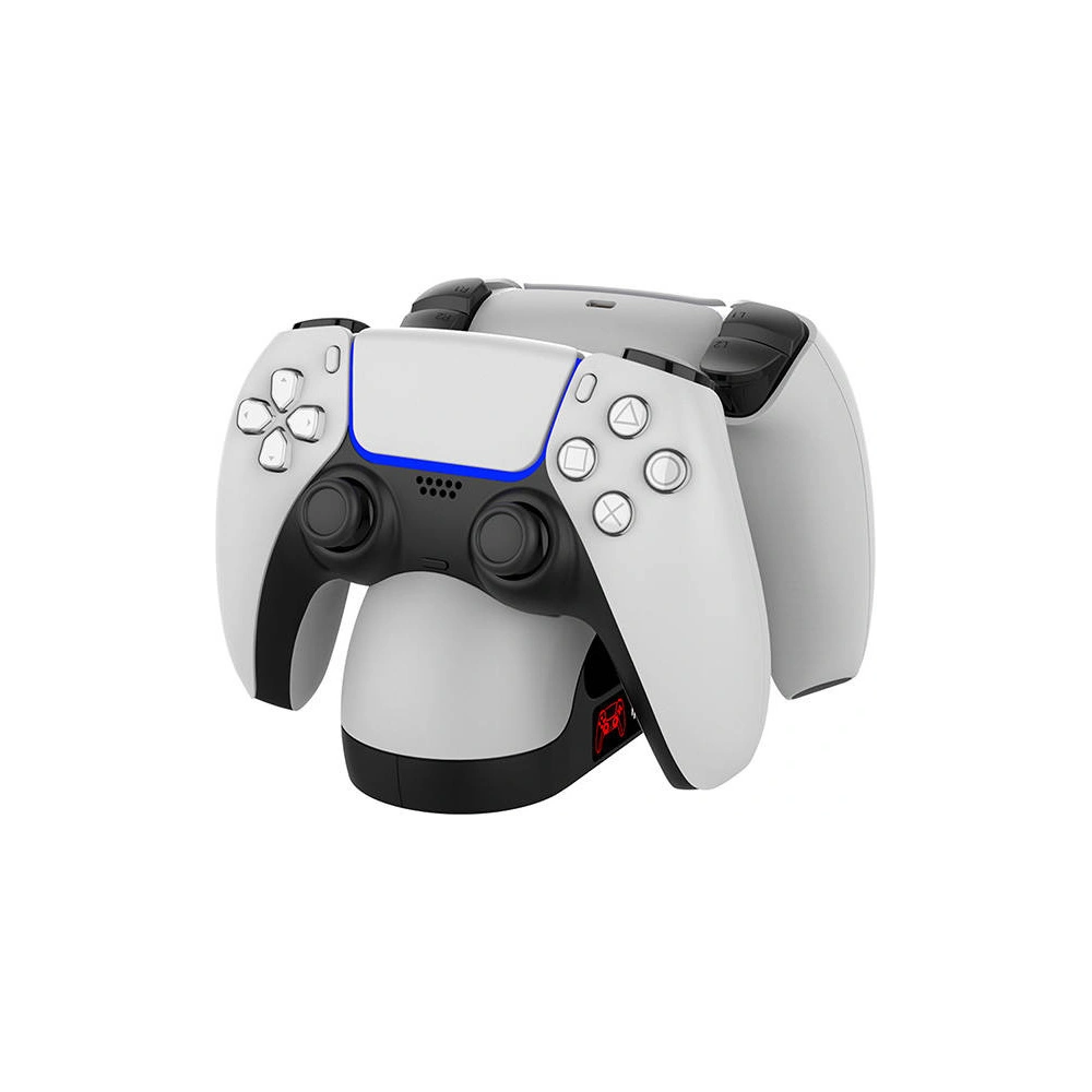 Hurtownia GSM - Podwójna stacja dokująca do GamePada do PS5 iPega PG-P5008 (biała) - IPG82 - {ean13} - Hurt