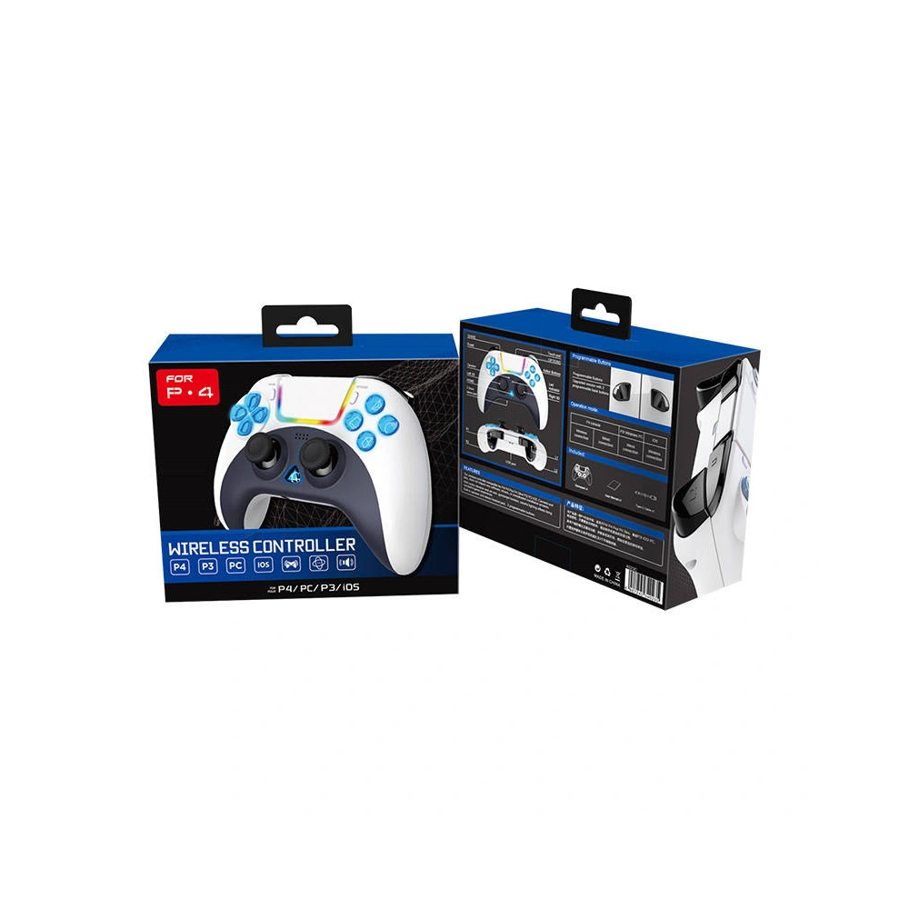 Hurtownia GSM - Bezdrátový ovladač iPega GamePad PG-P4023C s dotykovou plochou pro PS4 (bílý) - IPG85 - {ean13} - Hurt