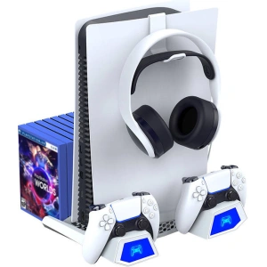 Hurtownia GSM - Suport multifuncțional de răcire pentru PS5 iPega PG-P5023A (alb) - IPG86 - {ean13} - Hurt