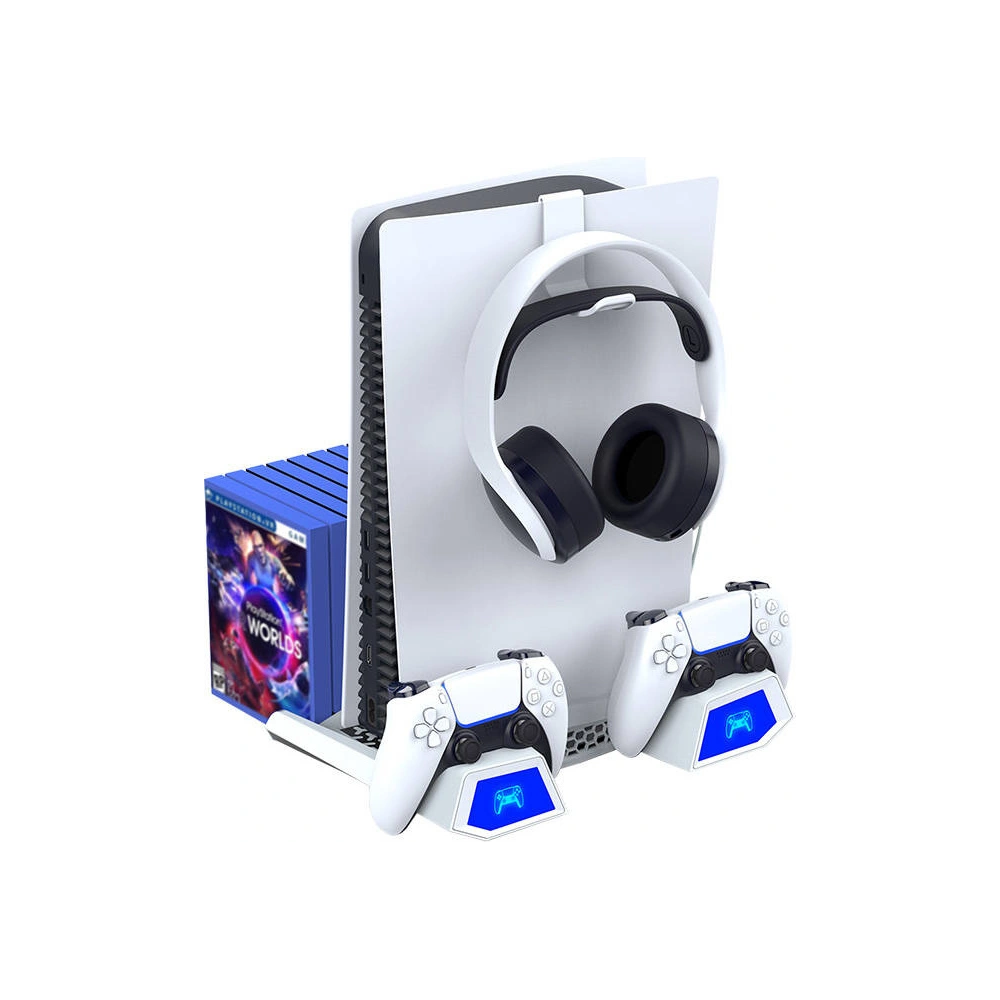 Hurtownia GSM - Multifunktionale Kühlbasis für PS5 iPega PG-P5023A (weiß) - IPG86 - {ean13} - Hurt