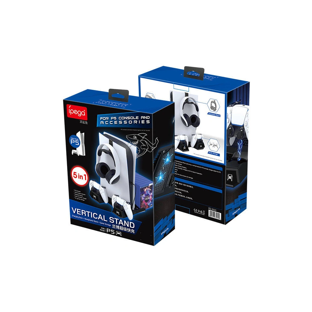 Hurtownia GSM - Suport multifuncțional de răcire pentru PS5 iPega PG-P5023A (alb) - IPG86 - {ean13} - Hurt