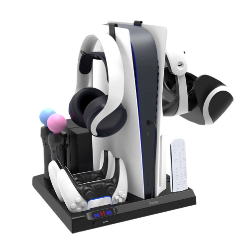 Wielofunkcyjna podstawka chłodząca do PS5 iPega PG-P5028 (czarna)