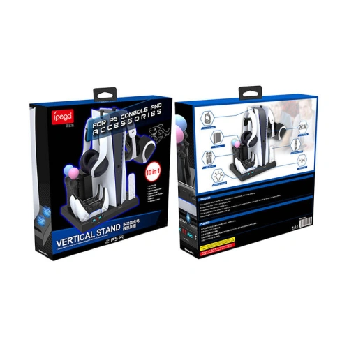 Wielofunkcyjna podstawka chłodząca do PS5 iPega PG-P5028 (czarna)