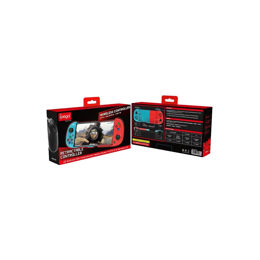Hurtownia GSM - Drahtloser Controller iPega GamePad PG-9217B mit Handyhalterung (rot-blau) - IPG91 - {ean13} - Hurt
