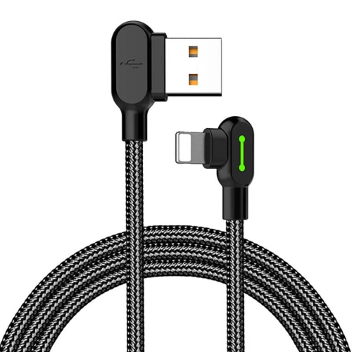 Kabel kątowy Mcdodo CA-4673 USB-A/Lightning, 1.8m (czarny)