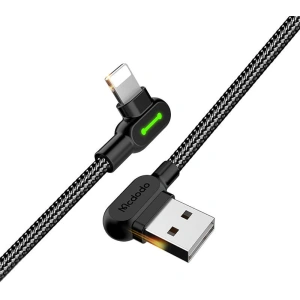 Hurtownia GSM - Kabel kątový Mcdodo CA-4673 USB-A/Lightning, 1.8m (černý) - MDD43 - {ean13} - Hurt