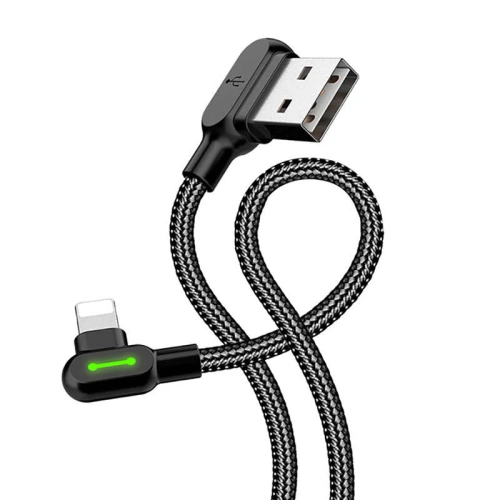 Kabel kątowy Mcdodo CA-4679 USB-A/Lightning, 3m (czarny)