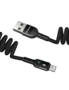 Hurtownia GSM - Kabel pružinový Mcdodo CA-6410 USB-A/Lightning, 1.8m (černý) - MDD45 - {ean13} - Hurt