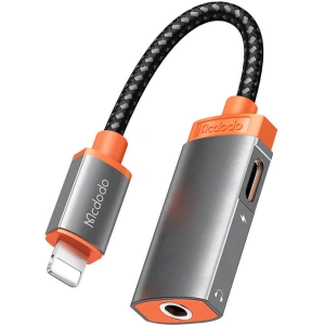 Hurtownia GSM - Adaptér audio Mcdodo CA06719 Lightning/AUX mini jack 3.5mm (černý) - MDD47 - {ean13} - Hurt