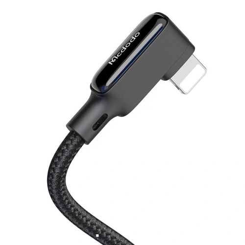 Kabel kątowy Mcdodo CA-7300 USB-A/Lightning, 1.8m (czarny)