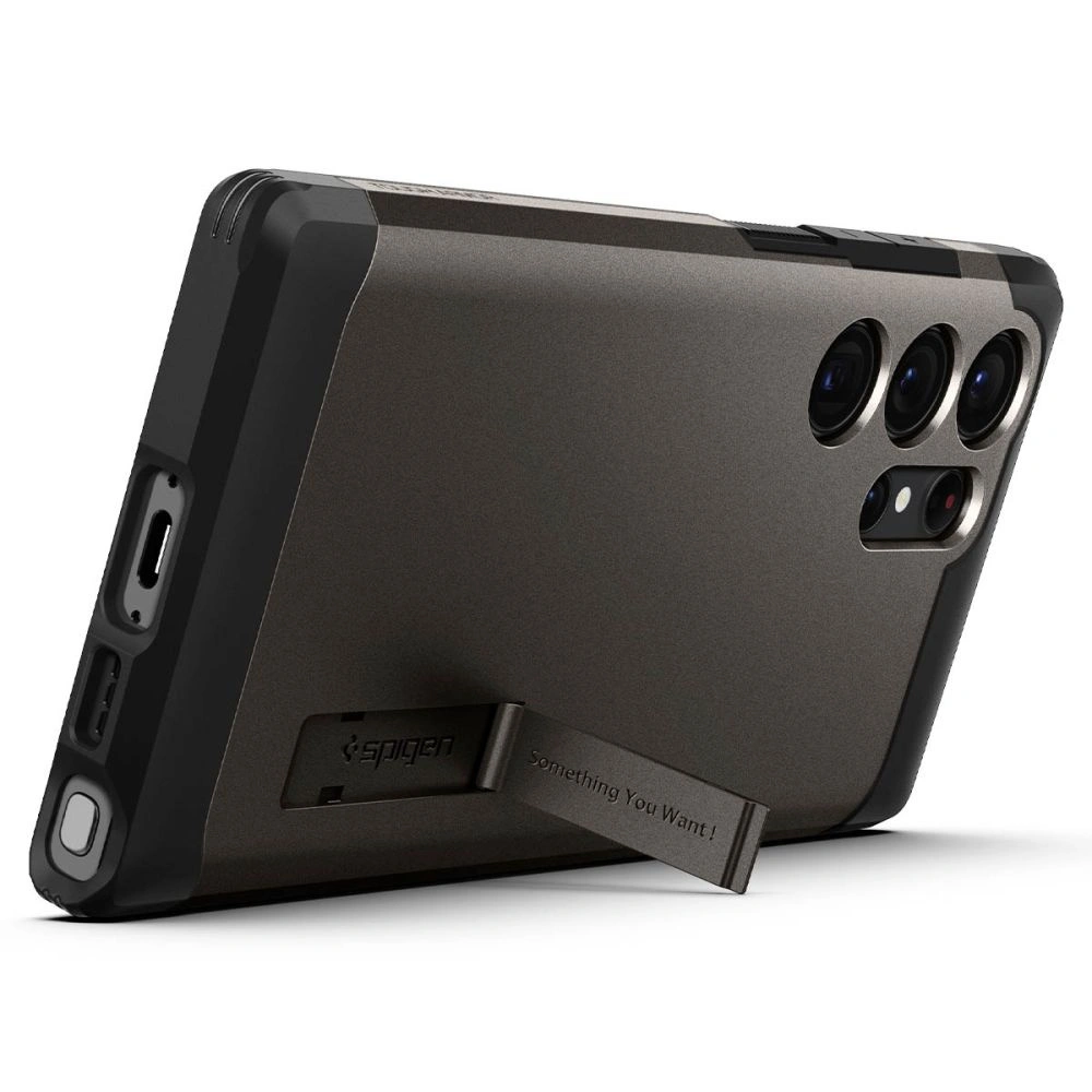 Hurtownia GSM - Case Spigen Tough Armor Samsung Galaxy S23 Ultra Gunmetal - SPN2730 - {ean13} - Hurt