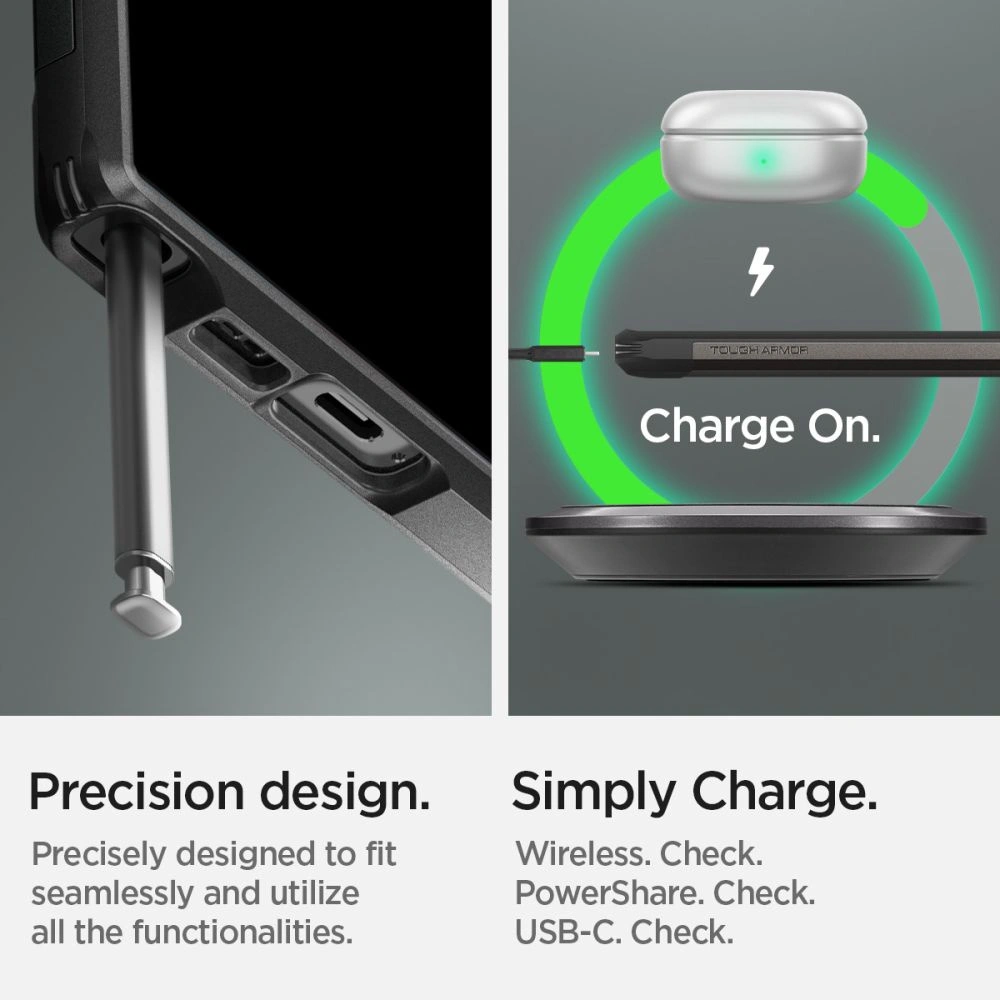 Wholesale Spigen Tough Armor Samsung Galaxy S23 Ultra Gunmetal - SPN2730 - {ean13} - Hurt