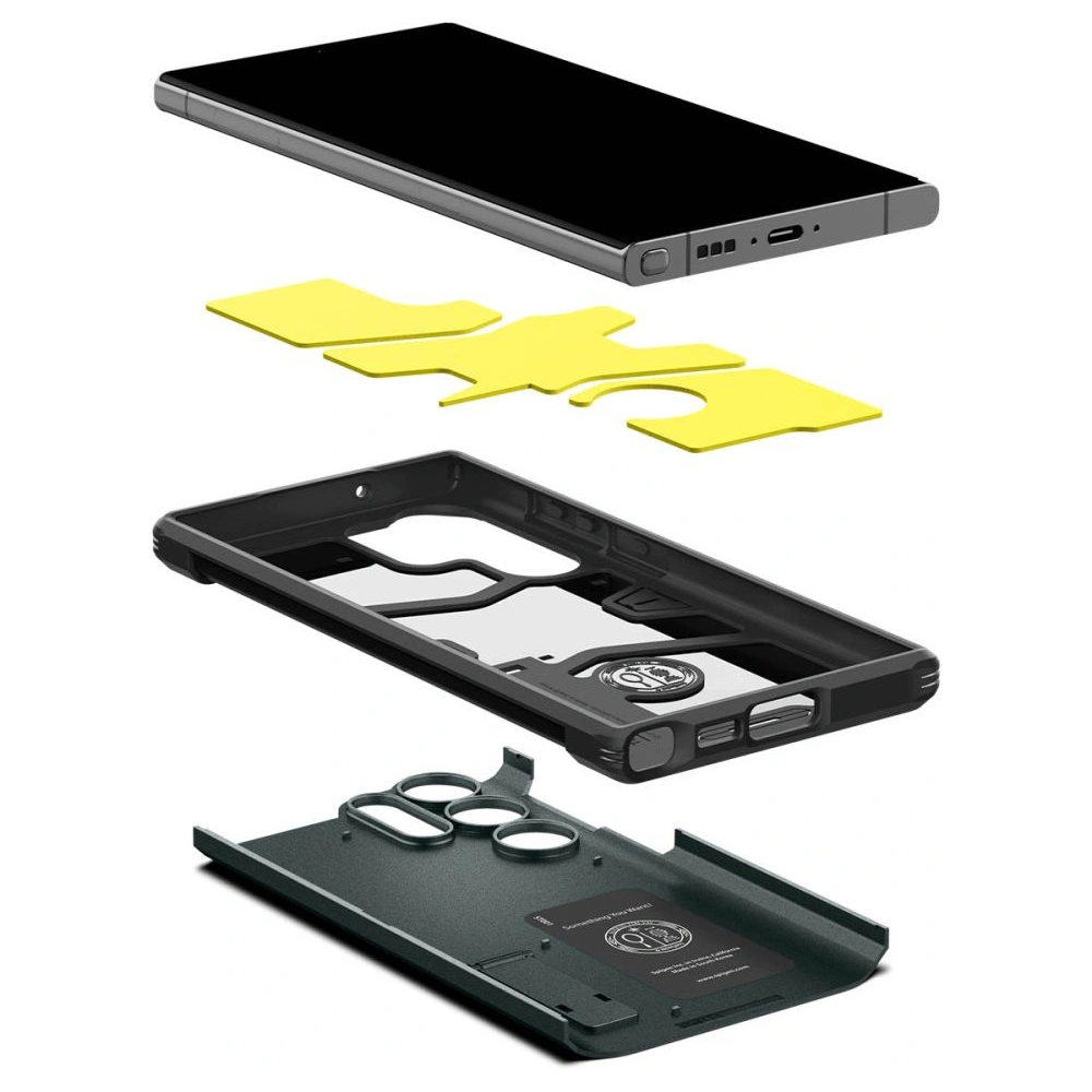 Hurtownia GSM - Etui Spigen Tough Armor Samsung Galaxy S23 Ultra Verde Abyss - SPN2731 - {ean13} - Hurt