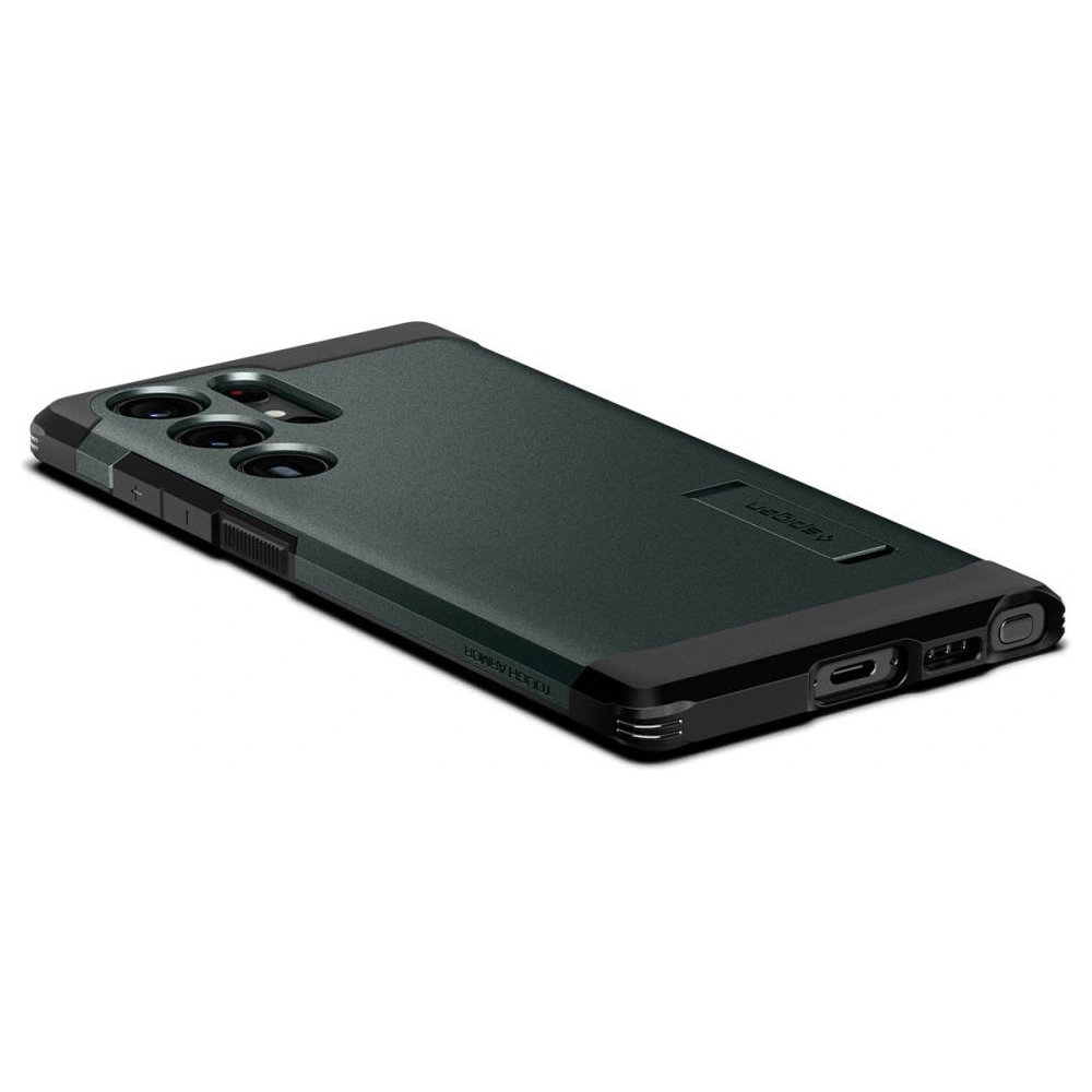 Hurtownia GSM - Etui Spigen Tough Armor Samsung Galaxy S23 Ultra Abyss Green - SPN2731 - {ean13} - Hurt