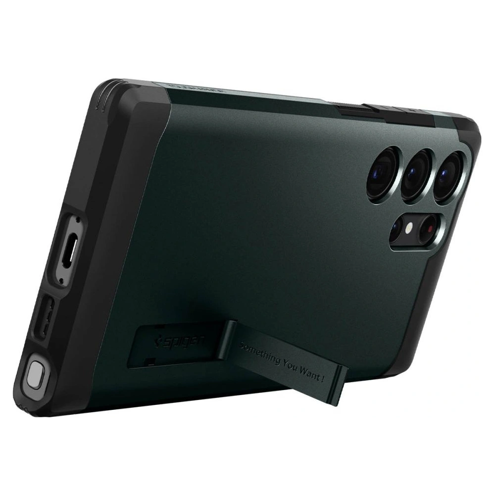 Hurtownia GSM - Case Spigen Tough Armor Samsung Galaxy S23 Ultra Abyss Grün - SPN2731 - {ean13} - Hurt