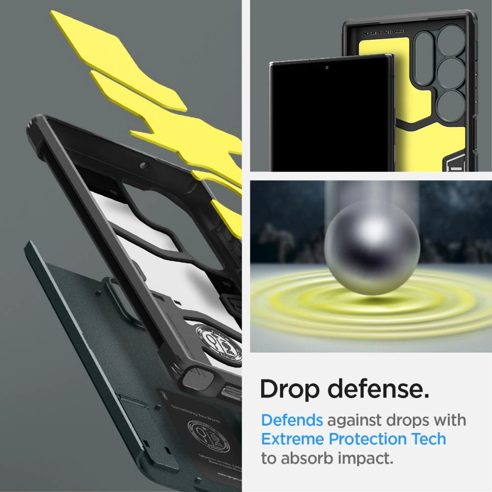 Hurtownia GSM - Case Spigen Tough Armor Samsung Galaxy S23 Ultra Abyss Grün - SPN2731 - {ean13} - Hurt