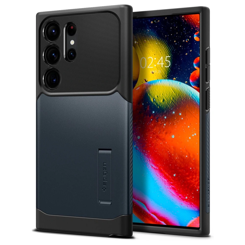 Hurtownia GSM - Case Spigen Slim Armor Samsung Galaxy S23 Ultra Metall-Schiefer - SPN2733 - {ean13} - Hurt