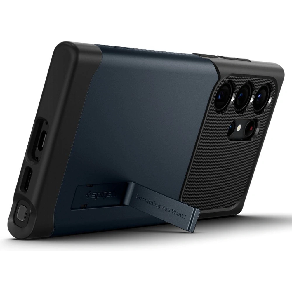 Hurtownia GSM - Case Spigen Slim Armor Samsung Galaxy S23 Ultra Metall-Schiefer - SPN2733 - {ean13} - Hurt