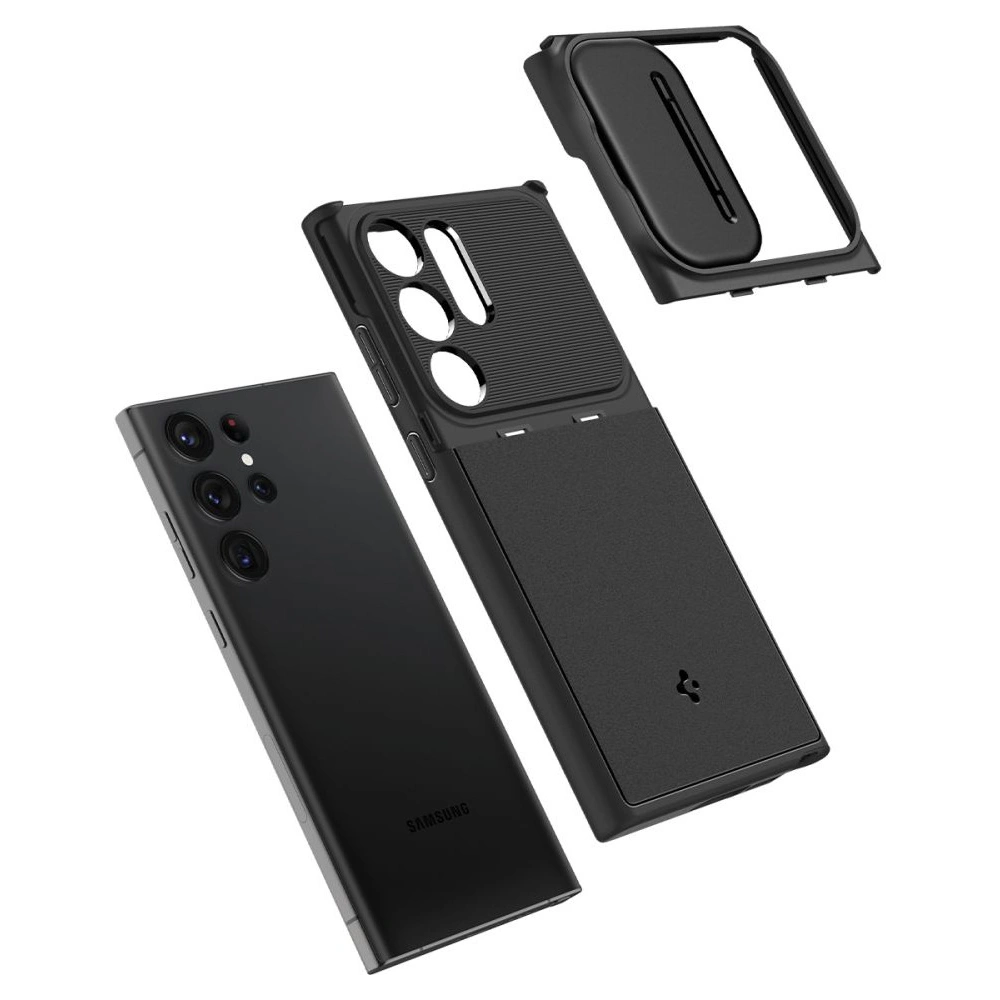 Wholesale Spigen Optik Armor Samsung Galaxy S23 Ultra Black - SPN2735 - {ean13} - Hurt