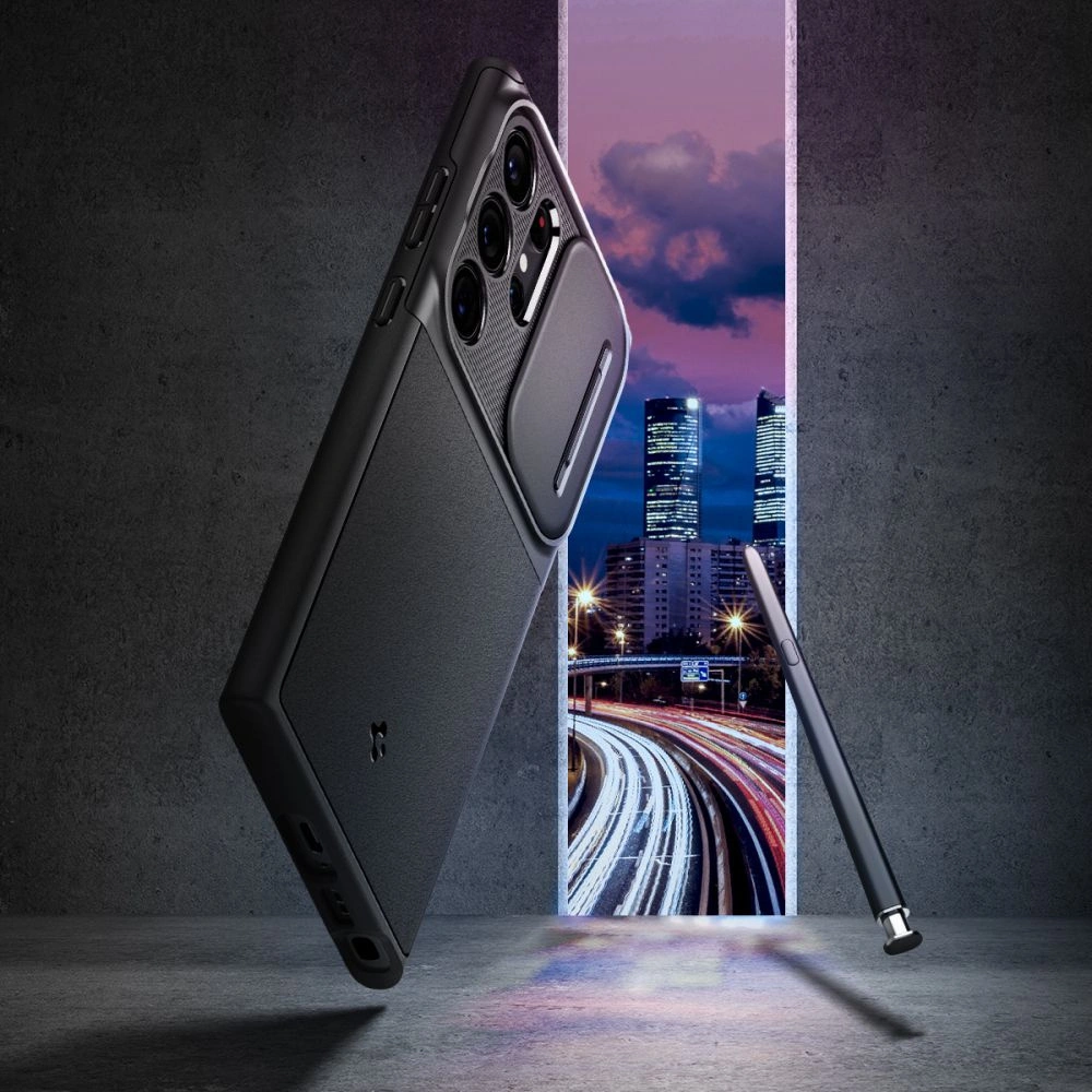 Wholesale Spigen Optik Armor Samsung Galaxy S23 Ultra Black - SPN2735 - {ean13} - Hurt