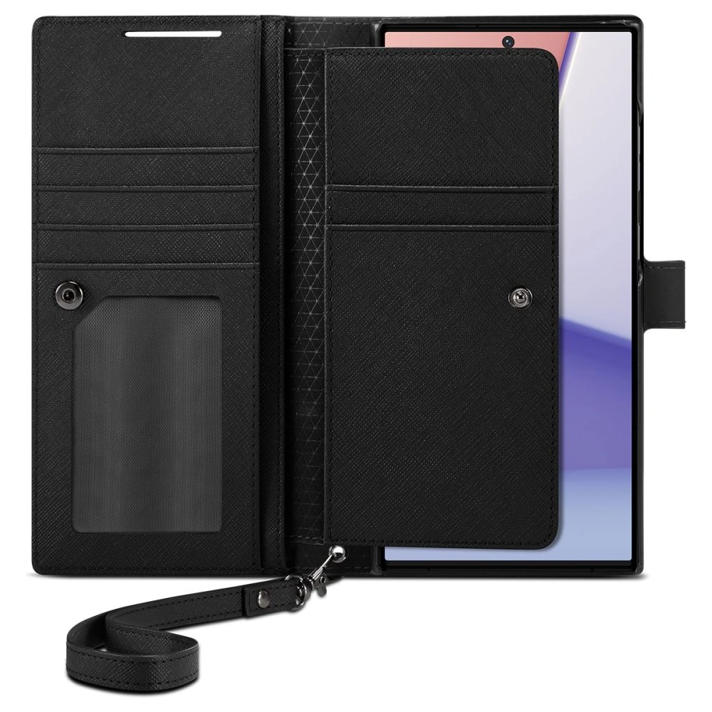 Hurtownia GSM - Etui Spigen Wallet S Plus Samsung Galaxy S23 Ultra Černé - SPN2736 - {ean13} - Hurt