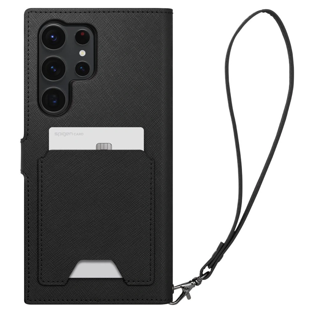 Hurtownia GSM - Etui Spigen Wallet S Plus Samsung Galaxy S23 Ultra Černé - SPN2736 - {ean13} - Hurt