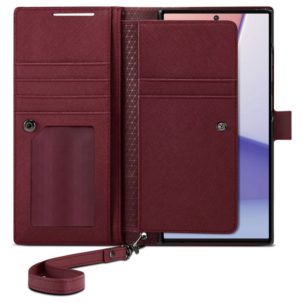 Hurtownia GSM - Etui Spigen Wallet S Plus Samsung Galaxy S23 Ultra Burgundy - SPN2737 - {ean13} - Hurt