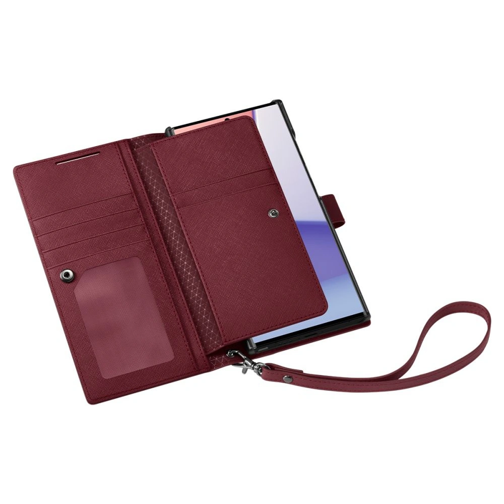 Hurtownia GSM - Etui Spigen Wallet S Plus Samsung Galaxy S23 Ultra Bordeaux - SPN2737 - {ean13} - Hurt