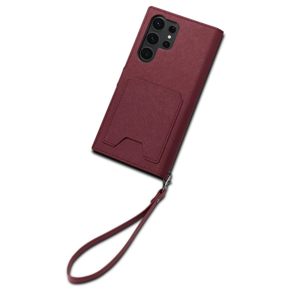 Hurtownia GSM - Etui Spigen Wallet S Plus Samsung Galaxy S23 Ultra Burgundy - SPN2737 - {ean13} - Hurt
