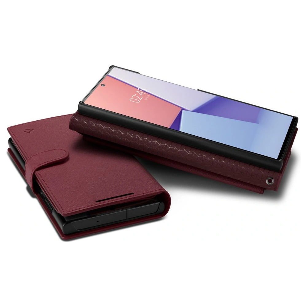 Hurtownia GSM - Etui Spigen Wallet S Plus Samsung Galaxy S23 Ultra Burgundy - SPN2737 - {ean13} - Hurt