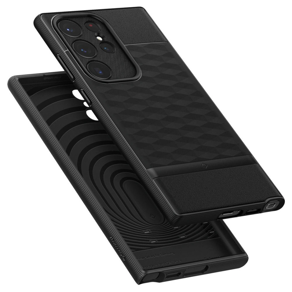 Hurtownia GSM - Etui Caseology Parallax Samsung Galaxy S23 Ultra Negru Mat - CSL93 - {ean13} - Hurt