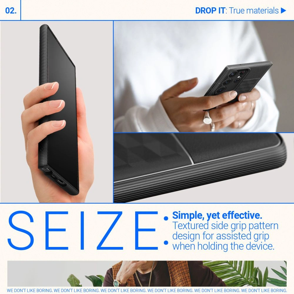 Hurtownia GSM - Etui Caseology Parallax Samsung Galaxy S23 Ultra Negru Mat - CSL93 - {ean13} - Hurt
