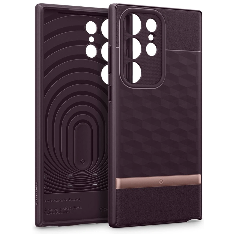 Hurtownia GSM - Etui Caseology Parallax Samsung Galaxy S23 Ultra Burgundi - CSL94 - {ean13} - Hurt