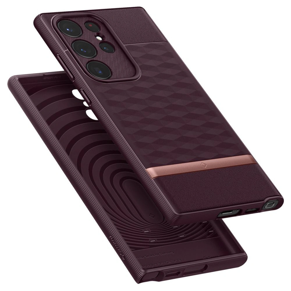 Hurtownia GSM - Etui Caseology Parallax Samsung Galaxy S23 Ultra Burgundi - CSL94 - {ean13} - Hurt