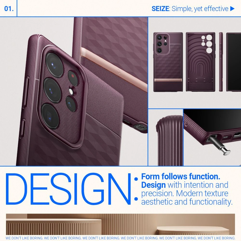 Hurtownia GSM - Etui Caseology Parallax Samsung Galaxy S23 Ultra Burgundi - CSL94 - {ean13} - Hurt