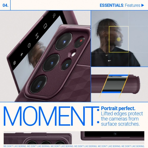 Etui Caseology Parallax Samsung Galaxy S23 Ultra Burgundy